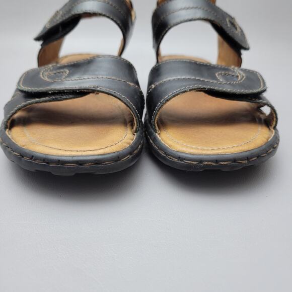 Joseph Seibel Sandals Womens Size 41 / 10 US Black Debra Leather Comfort - Picture 5 of 12